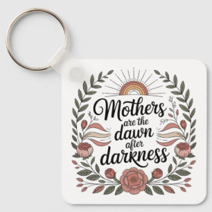 Mothers Are The Dawn After Darkness Key Ring
