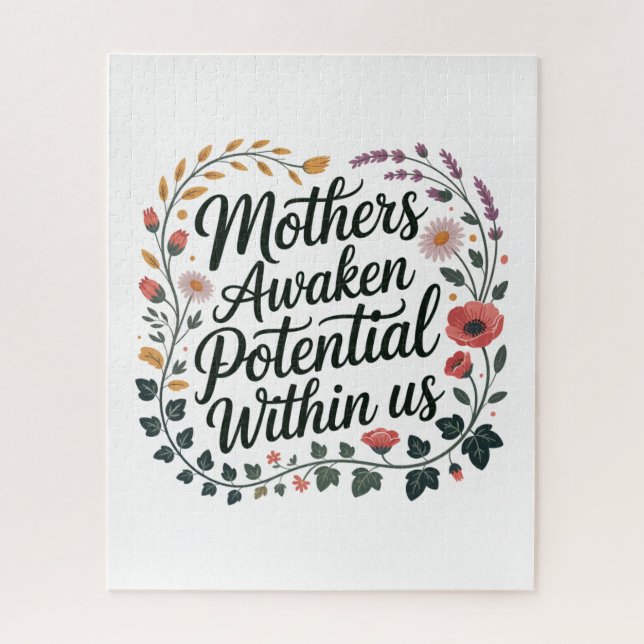 Mothers Awaken Potential Within Us Jigsaw Puzzle (Vertical)