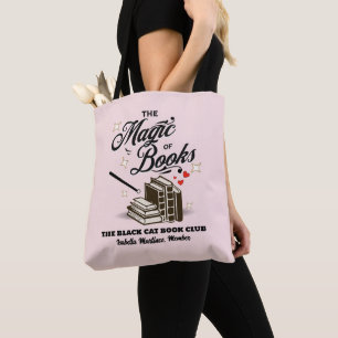 Mother's Birthday Book Club Personalised Gift Tote Bag