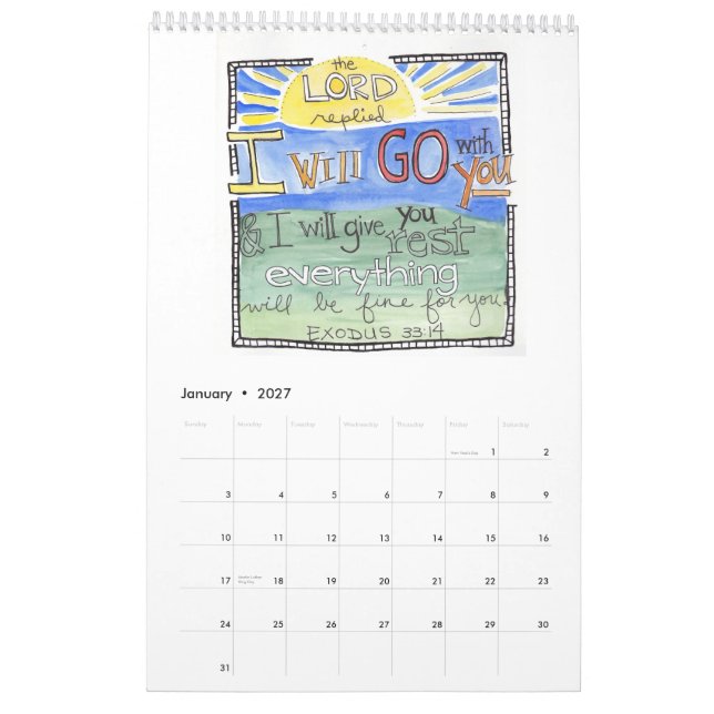 Mother's Calendar #2 (Jan 2027)
