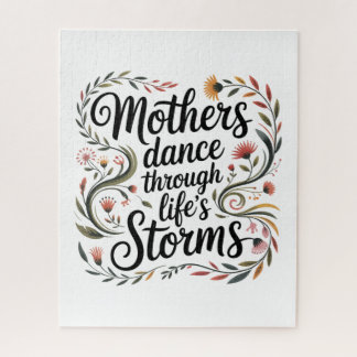 Mothers Dance Through Life's Storms Jigsaw Puzzle