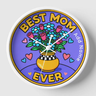 Mother's Day 10" Round Wall Clock