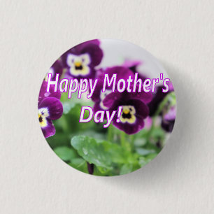 Mother's Day 3 Cm Round Badge
