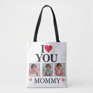 Mother's Day 3 Photo White Tote Bag