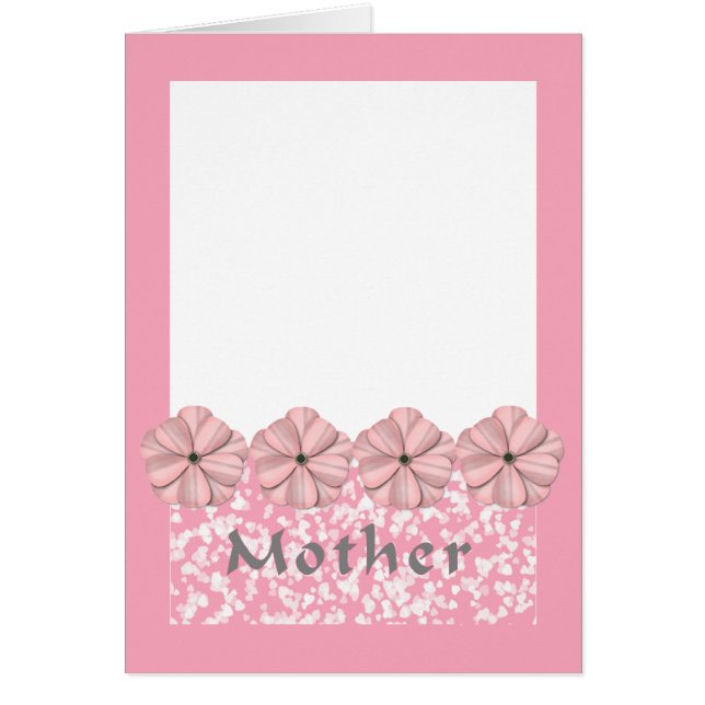 Mother's Day, Add your Photo in Pink (Front)