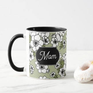 Mother's Day Anemone Floral Mug