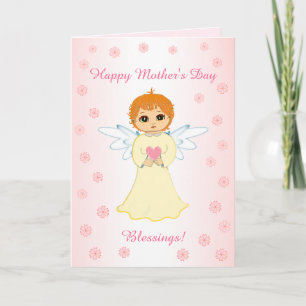 Mother's Day Angel Blessings Card