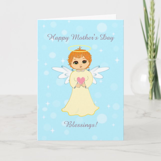 Mother's Day Angel Blessings Card (Front)