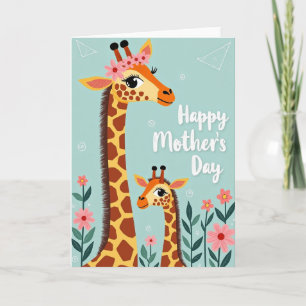 Mothers Day Animal Art Card