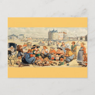 Mothers day at the park postcard