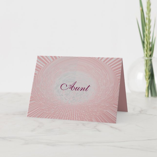 Mother's Day Aunt Card by Janz (Front)