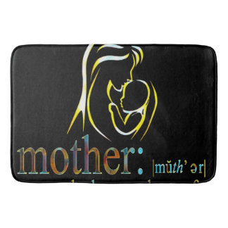 Mother's day bath mat