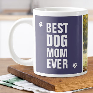 Mothers Day Best Dog Mum Ever Photo Large Coffee Mug