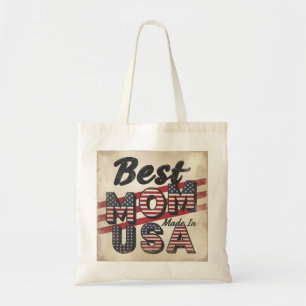 Mother's Day "Best Mom In The USA" Tote Bag