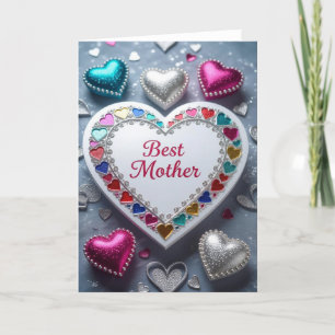 Mother's day,Best Mum, Best mother, Happy Mother's Holiday Card