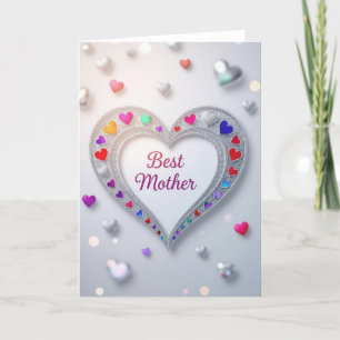 Mother's day,Best Mum, Best mother, Happy Mother's Holiday Card