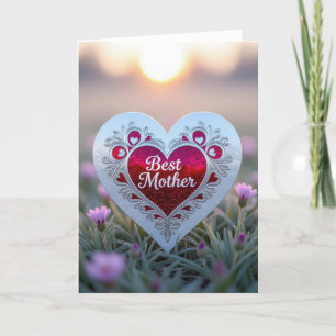 Mother's day,Best Mum, Best mother, Happy Mother's Holiday Card