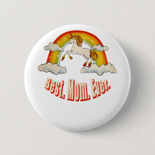 Mothers Day. Best. Mum. Ever. 6 Cm Round Badge