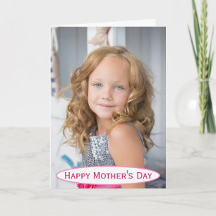 Mother's Day Best Mum Ever Kids Photo Card