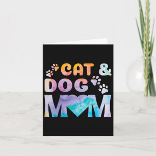 Mothers Day Best Mum Pet Cat And Dog From Daughter Card