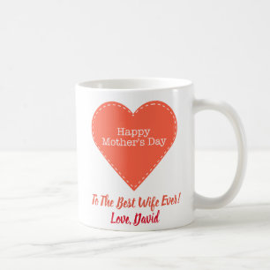 Mother's Day Best Wife Mum Ever Two Photos Coffee Mug