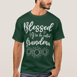 Mother's Day Blessed To Be Called Grandma  T-Shirt