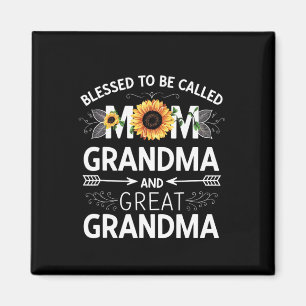 Mother's Day Blessed To Be Called Mum Grandma Grea Magnet