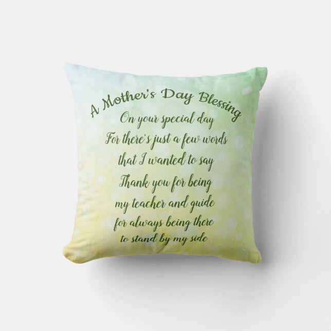 Mother's Day Blessing Cushion (Front)