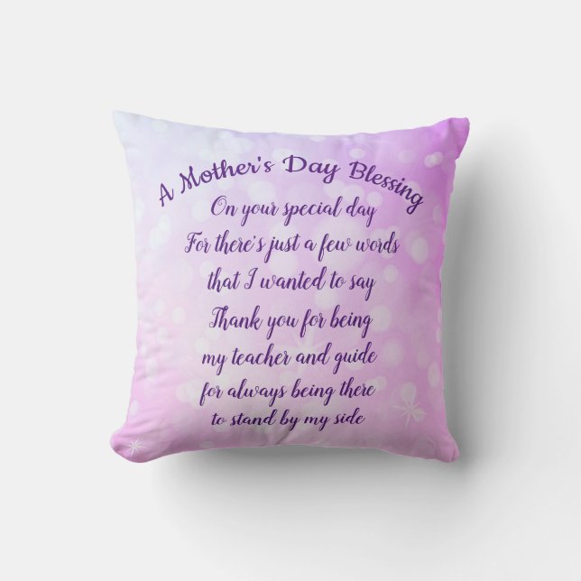 Mother's Day Blessing Cushion (Front)
