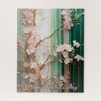 Mother's Day Blooming Cherry Blossoms Wall Jigsaw Puzzle