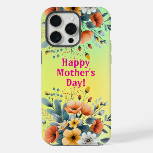 Mother's Day Boho Flowers Clipart-61983 iPhone 15 Pro Max Case