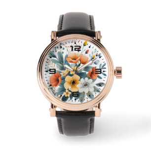 Mother's Day Boho Flowers Clipart-61983 Watch