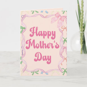 Mother's Day Bows & Ribbons Coquette  Card