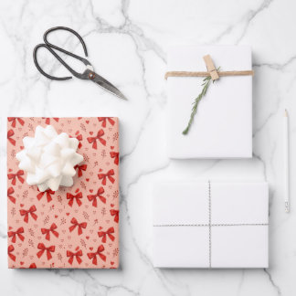 Mother's Day bows Wrapping Paper Sheet
