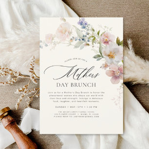 Mother's Day Brunch Boho Terracotta Invitation