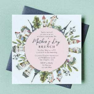 Mother's Day Brunch Elegant French Paris Invitation