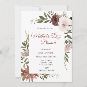  Mother's Day Brunch Invitation