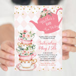 Mother's Day Brunch Tea Party Floral Invitation<br><div class="desc">Mother's Day Brunch Tea Party Floral Invitation</div>