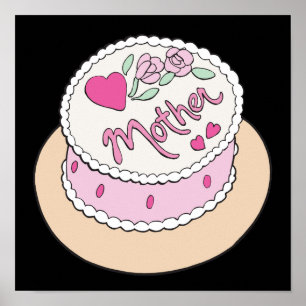 Mothers Day Cake Poster