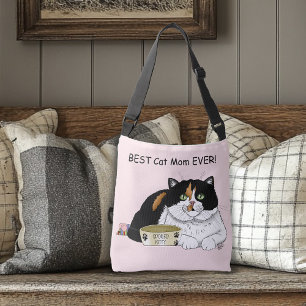 Mother's Day Calico Cat Crossbody Bag