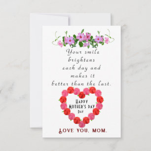 Mother's day card