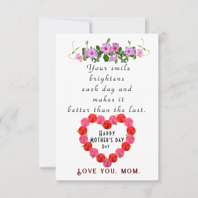 Mother's day card (Front)