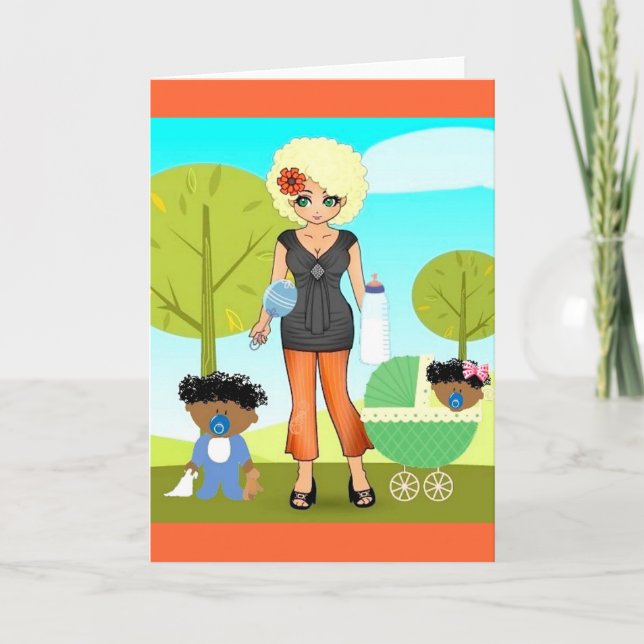 Mothers Day Card African American American Mother (Front)