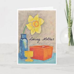 Mothers Day Card Daffodil 