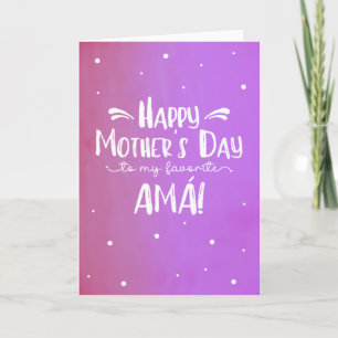 Mother's Day Card for Amá