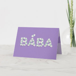 Mother's Day Card for Bába