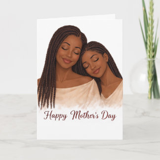 Mother's Day Card for Black <om