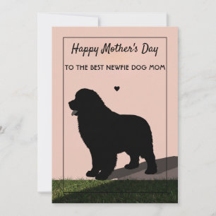 Mother's Day Card for Dog Newfie Mum