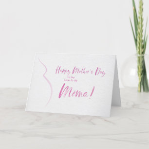 Mother's Day Card for Mëma