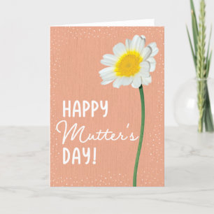 Mother's Day Card for Mutter